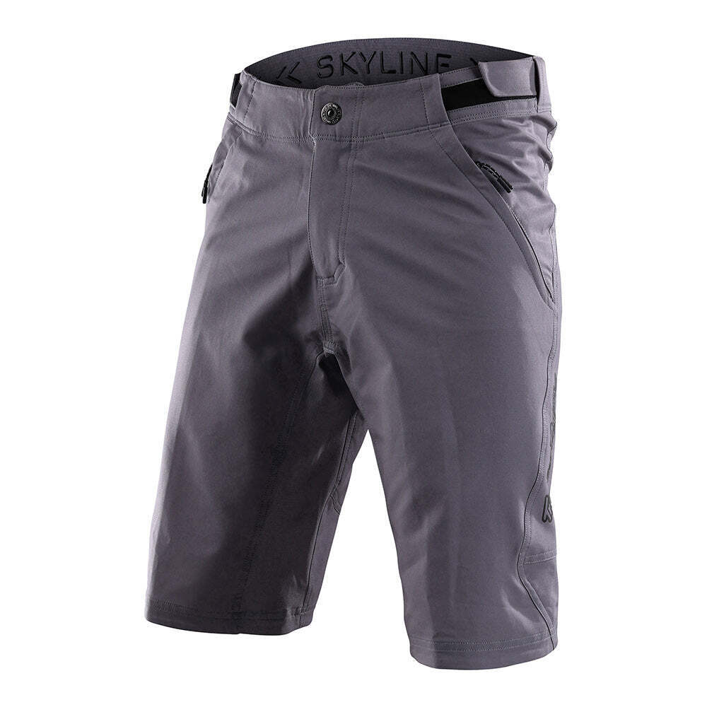 Troy Lee Designs Skyline Shorts With Liner Men's Mono Charcoal Gray 32