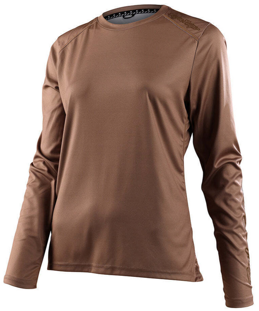 Troy Lee Designs Lilium Women's LS Jersey Coffee Brown Medium