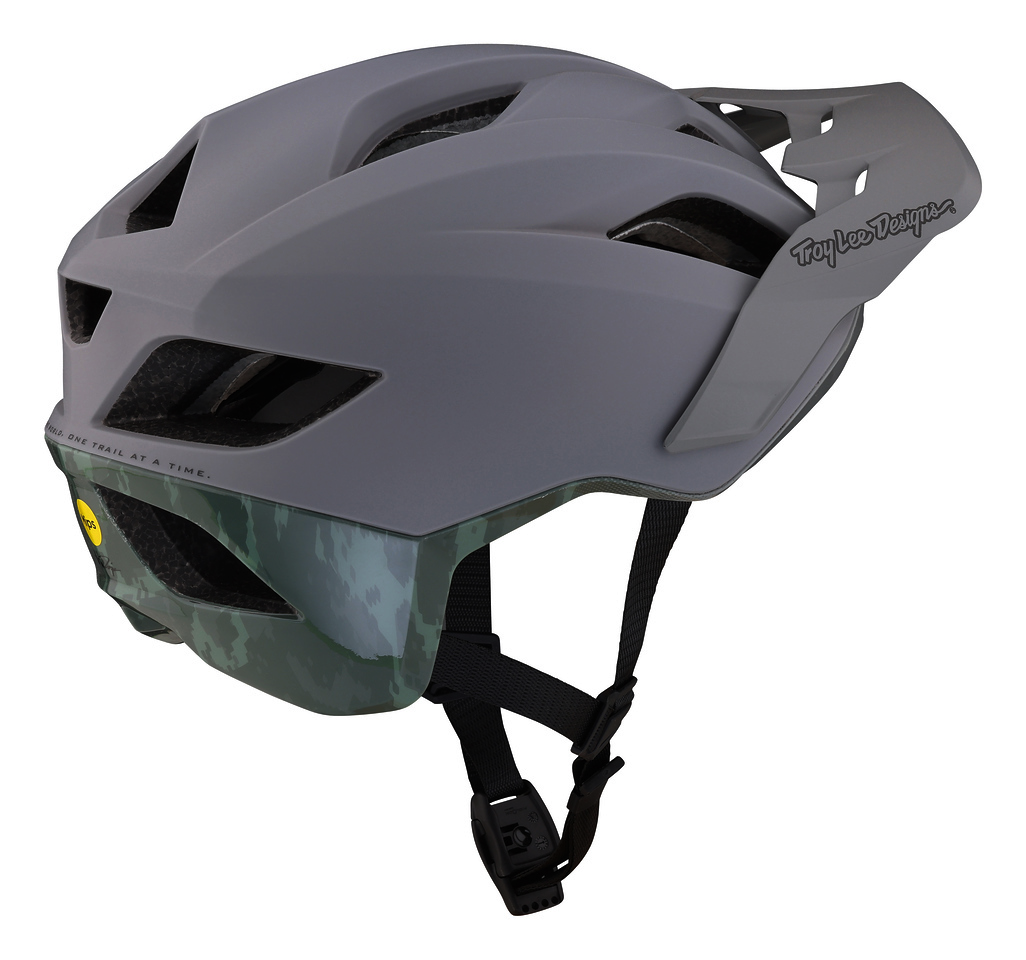 Troy Lee Designs Flowline SE Bike Helmet MIPS Radian Camo Gray/Army Green XL/2XL
